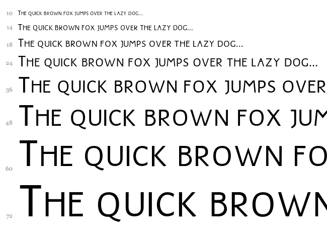 JMH Harry Dickson Subs font waterfall